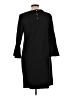 Three Dots Solid Black Casual Dress Size M - photo 2