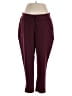 Mandala Solid Burgundy Active Pants Size XL - photo 1
