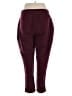 Mandala Solid Burgundy Active Pants Size XL - photo 2