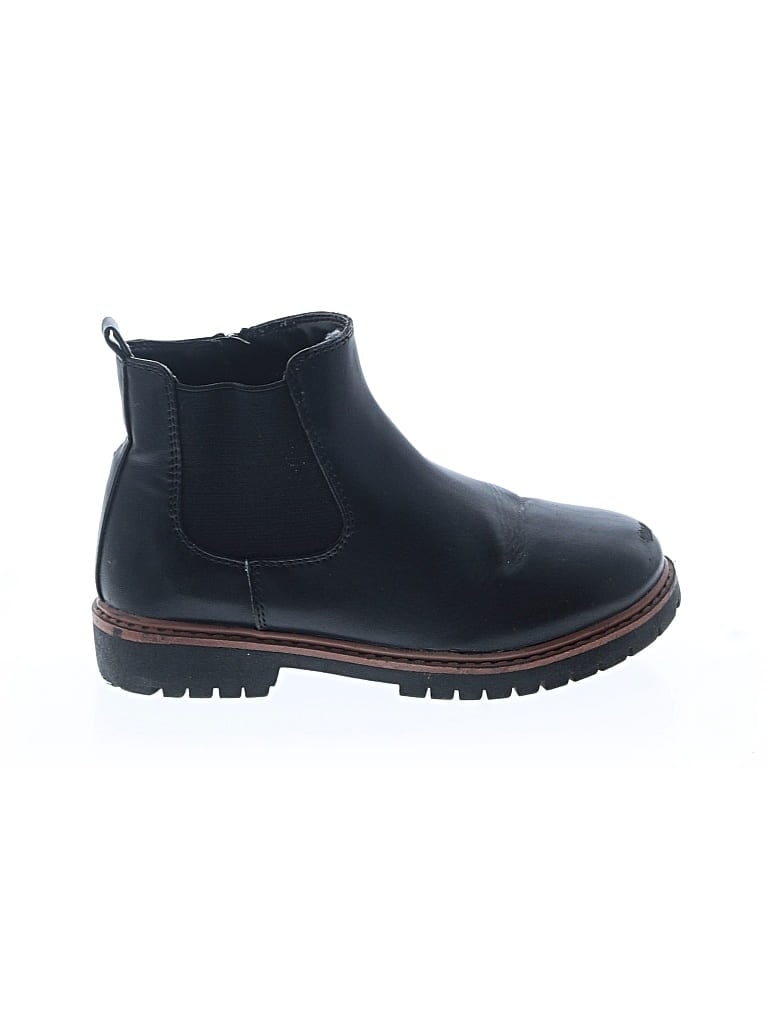 Pre-owned Nordstrom Kids' Ankle Boots In Black