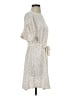 Worthington 100% Polyester Ivory Casual Dress Size S - photo 4
