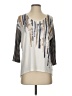 Bleu Silver 3/4 Sleeve Top Size S - photo 1
