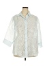 TanJay Blue Ivory 3/4 Sleeve Button-Down Shirt Size 18W - photo 1