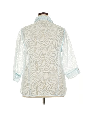TanJay 3/4 Sleeve Button-Down Shirt (view 2)