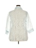 TanJay Blue Ivory 3/4 Sleeve Button-Down Shirt Size 18W - photo 2