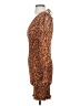 Steve Madden 100% Polyester Animal Print Brown Cocktail Dress Size S - photo 5