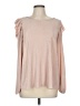 LC Lauren Conrad 100% Polyester Pink Long Sleeve Blouse Size M - photo 1