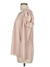 LC Lauren Conrad 100% Polyester Pink Long Sleeve Blouse Size M - photo 5