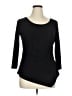 Bleeker & McDougal Black 3/4 Sleeve Top Size XL - photo 1