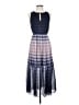Maison Jules 100% Polyester Tie-dye Blue Cocktail Dress Size S - photo 1
