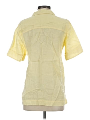 Lafayette 148 New York Short Sleeve Blouse (view 2)