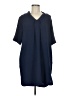 Bobeau Solid Blue Casual Dress Size M - photo 1