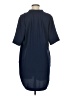 Bobeau Solid Blue Casual Dress Size M - photo 2