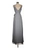 WAYF 100% Polyester Gray Casual Dress Size M - photo 2