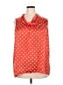 Rafaella 100% Polyester Polka Dots Red Sleeveless Blouse Size 2X - photo 1