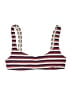 Solid & Striped Stripes Red Swimsuit Top Size L - photo 1