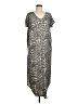 VICI Animal Print Gray Casual Dress Size M - photo 1