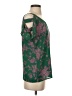 Soprano Green Short Sleeve Blouse Size S - photo 4