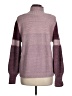 Splendid Color Block Purple Turtleneck Sweater Size M - photo 2