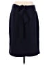 Ann Taylor LOFT 100% Polyester Solid Blue Formal Skirt Size 6 - photo 2