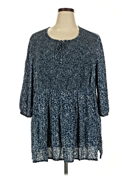 Ulla Popken 3/4 Sleeve Blouse