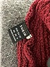 Shein Solid Burgundy Turtleneck Sweater Size XS - photo 7
