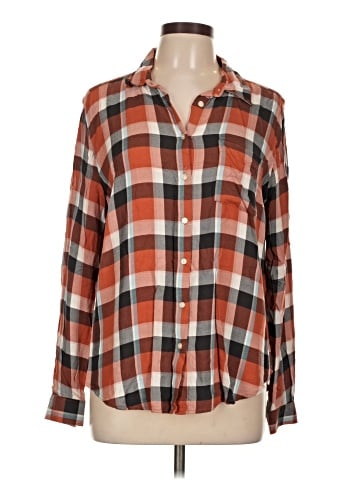 Ann Taylor LOFT Outlet Long Sleeve Button-Down Shirt (view 1)