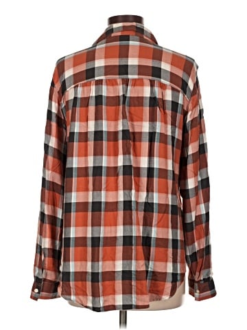 Ann Taylor LOFT Outlet Long Sleeve Button-Down Shirt (view 2)