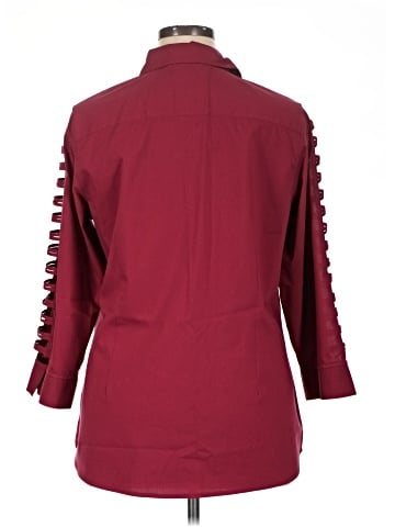 Zac & Rachel 3/4 Sleeve Button-Down Shirt (view 2)