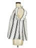 Assorted Brands 100% Polyester Stripes Ivory Sleeveless Blouse Size M - photo 5