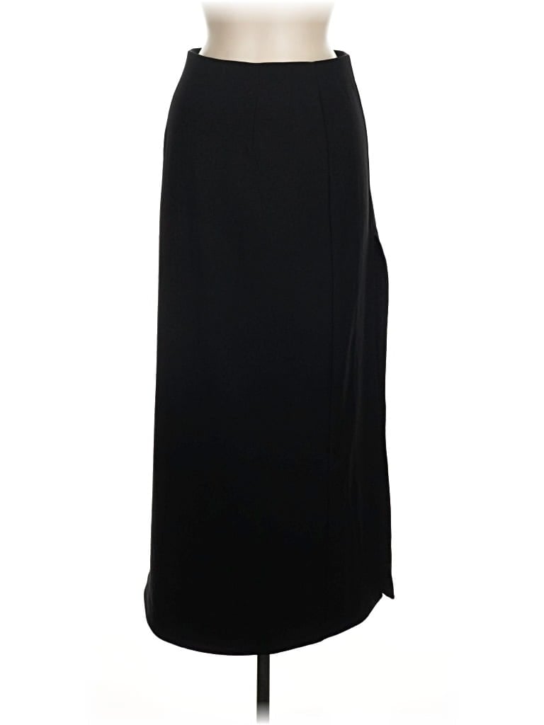 Weekday Formal Skirt: Black Solid Pattern Bottoms - Size 38
