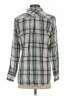 J.Crew 100% Cotton Plaid Gray Long Sleeve Button-Down Shirt Size 4 - photo 2