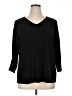 Susan Graver Black 3/4 Sleeve Top Size XL - photo 1
