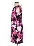 Eliza J 100% Polyester Print Pink Cocktail Dress Size 2 - photo 5