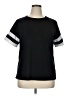 Unbranded Color Block Black Short Sleeve T-Shirt Size XL - photo 1