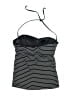 Robin Piccone Stripes Black Swimsuit Top Size L - photo 2