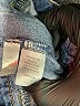 Rabbit Moon 100% Cotton Blue Jeans Size 6-9 mo - photo 4