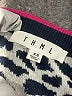 THML Animal Print Blue Pullover Sweater Size XS - photo 7