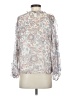 1.State 100% Polyester Silver 3/4 Sleeve Blouse Size XS - photo 2