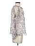 1.State 100% Polyester Silver 3/4 Sleeve Blouse Size XS - photo 4