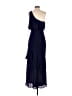 Parker Black 100% Polyester Blue Cocktail Dress Size 4 - photo 2