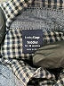 Baby Gap 100% Cotton Houndstooth Gray Long Sleeve Button-Down Shirt Size 12-18 mo - photo 3