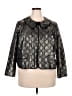 ModCloth Argyle Black Jacket Size 2X - photo 1