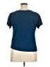 Cha Cha Vente Blue Short Sleeve Top Size XL - photo 2