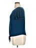 Cha Cha Vente Blue Short Sleeve Top Size XL - photo 5