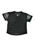 Z by Zella Metallic Black Active T-Shirt Size 4 - photo 2