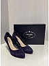 Prada 100% Leather Purple Heels Size EU 38 - photo 8