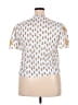 Solitaire White Short Sleeve Blouse Size XXL (estimated) - photo 2