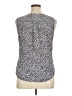 dalia 100% Rayon Blue Sleeveless Blouse Size XL - photo 2