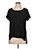 Valerie Stevens 100% Polyester Black Short Sleeve Top Size L - photo 1